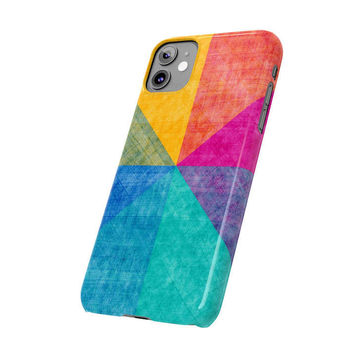 Slim Cute Phone Cases for Iphone | iPhone 15 Case | iPhone 15 Pro Max Case, Iphone 14, Iphone 14 Pro Max, Iphone 13, Abstract Colored Shapes - Studio40ParkLane