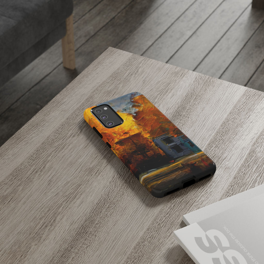 Impact Resistant, Fall Leaves Oil Painting, Cute Phone Cases for Samsung S24, S23, S22, S21, IPhone 15 pro Iphone 14 pro Iphone 13 IPhone 12 Iphone 11 - Studio40ParkLane