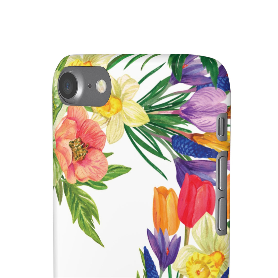 Sleek Snap Spring Summer Flowers Cute Phone Case for iPhone 16 15 14 13 12 11 X Xs Max Xr Pro Plus Samsung Galaxy S24 S23 S22 S21 S20 Ultra