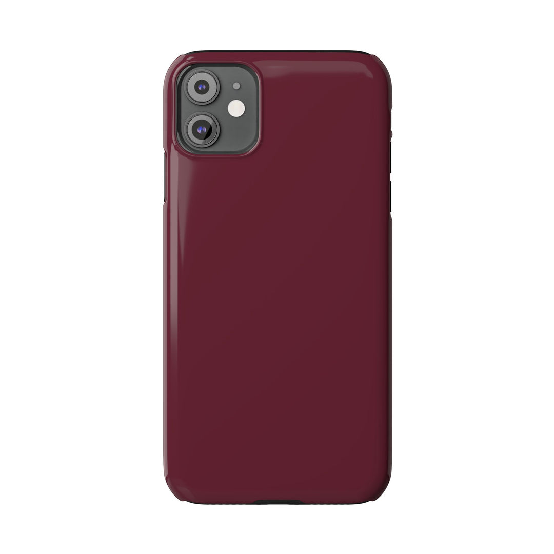 Slim Burgundy Maroon Gift for Her Aesthetic Cute Phone Case for Iphone 16 - | iPhone 15 Pro Max Case | iPhone 14 Case 13 12 11 10 9 8 7 - Studio40ParkLane