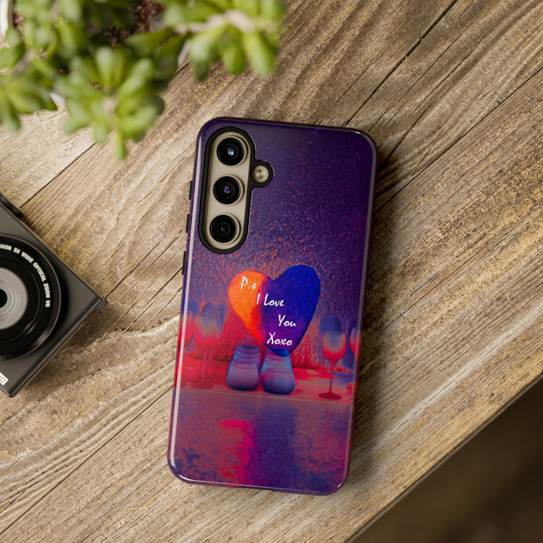 Cute Samsung Case | Cool Iphone Case | PS I love You - Heart, Samsung S24, S23, S22, S21, IPhone 15 Case | Iphone 14 Case, Iphone 13 Case - Studio40ParkLane