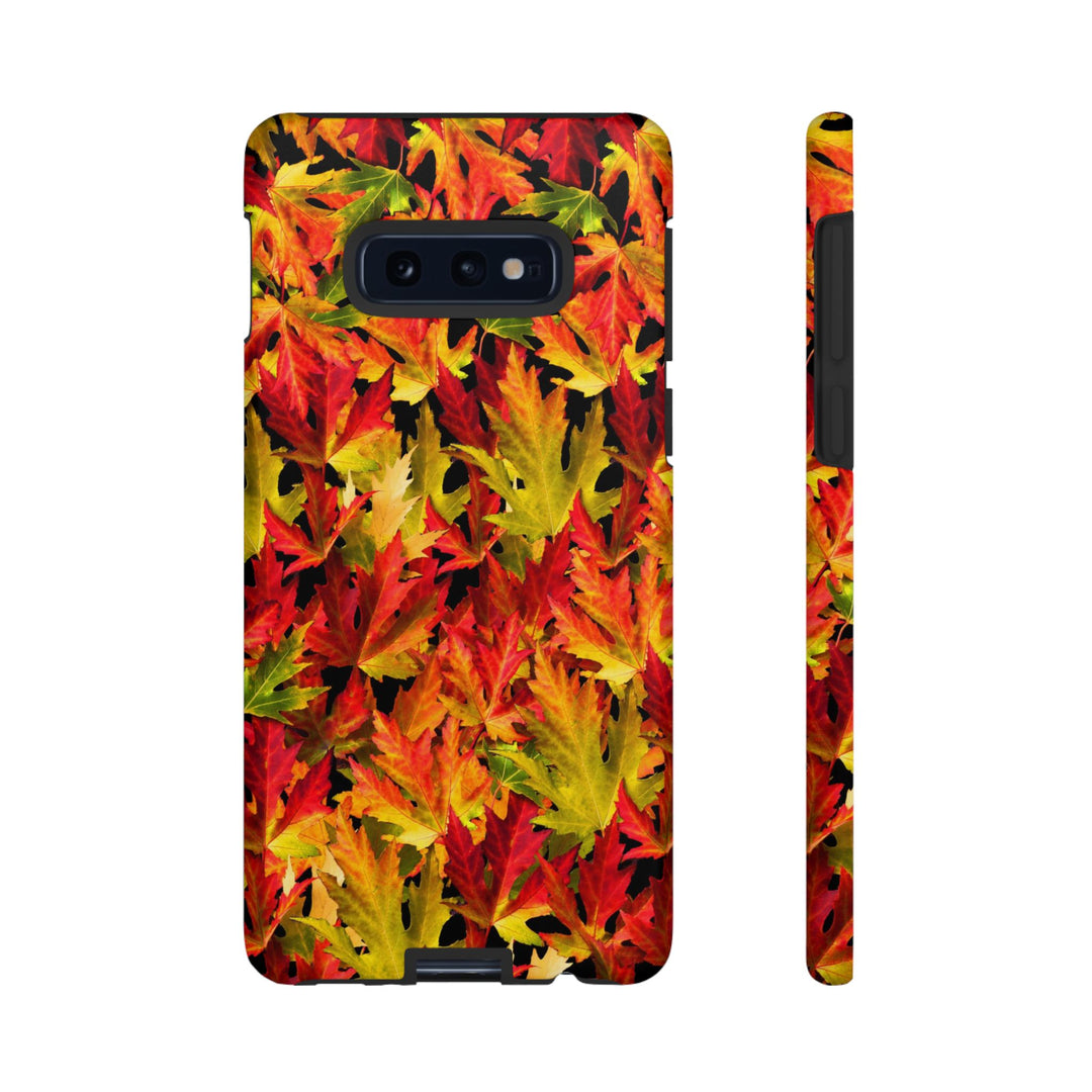 Fall Leaves Impact Resistant, Cute Phone Cases for Samsung S24, S23, S22, S21, IPhone 15 pro Iphone 14 pro Iphone 13 IPhone 12 Iphone 11 - Studio40ParkLane