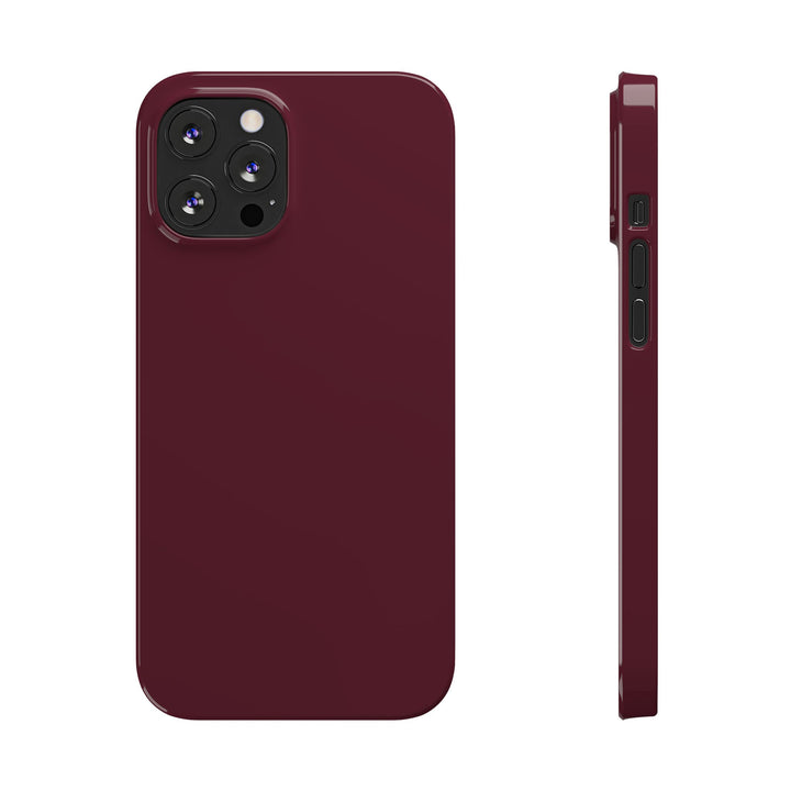 Slim Burgundy Maroon Gift for Her Aesthetic Cute Phone Case for Iphone 16 - | iPhone 15 Pro Max Case | iPhone 14 Case 13 12 11 10 9 8 7 - Studio40ParkLane