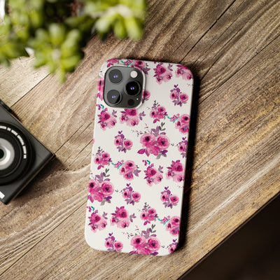 Slim Spring Flowers Gift for Her Cute Phone Cases for Iphone 16 Pro Max | iPhone 15 Case | iPhone 15 Pro Max Case, Iphone 14, 13, 12, 11, 10, 8, 7 - Studio40ParkLane