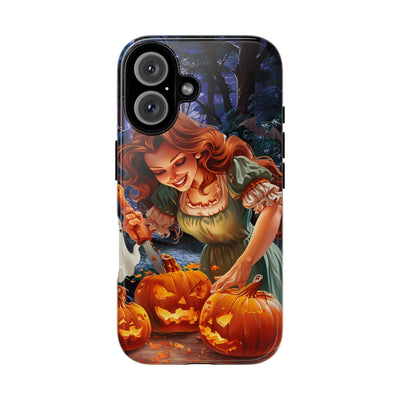 Autumn Fall Pumpkin Fairy Gift for Her Cute Phone Case for, Samsung Galaxy S24, S23, S22, S21, IPhone 16 Case | Iphone 15, Iphone 14, IPhone 13 Case