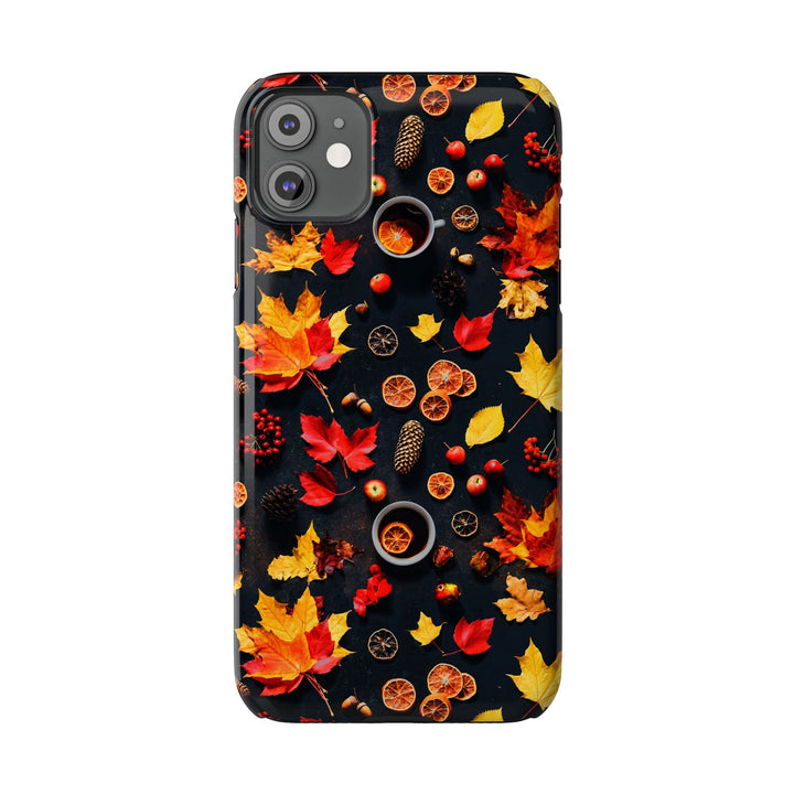 Slim Cute Fall Leaves Collage Phone Cases for Iphone | iPhone 15 Case | iPhone 15 Pro Max Case, Iphone 14, Iphone 14 Pro Max, Iphone 13, Iphone 16 - Studio40ParkLane