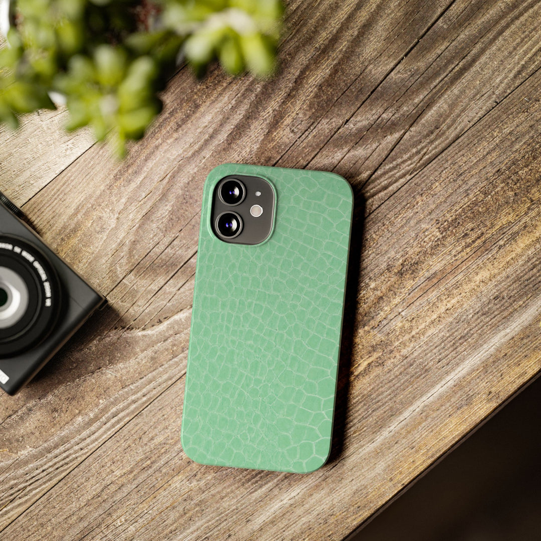 Slim Non Leather Mint Color Pattern Gift for Her Cute Phone Cases for Iphone 16 Pro Max | iPhone 15 Case | iPhone 15 Pro Max Case, Iphone 14, 13, 12, 11, 10, 8, 7 - Studio40ParkLane