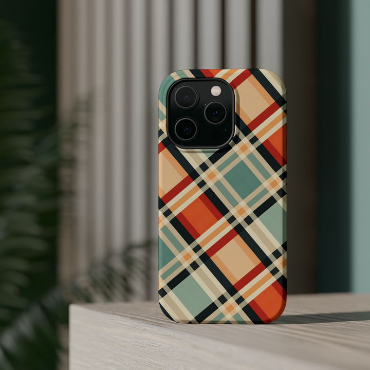 Checkered Plaid Magsafe Gift for Her Cute Phone Case for Iphone, | iPhone 16 | iPhone 15 Pro Max, Iphone 14 Pro Max, 13 12 11 10 9 8 7 - Studio40ParkLane