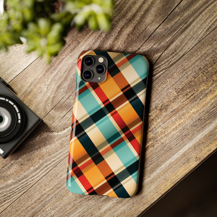 Slim Checkered Plaid Gift for Her Cute Phone Cases for Iphone 16 Pro Max | iPhone 15 Case | iPhone 15 Pro Max Case, Iphone 14, 13, 12, 11, 10, 8, 7 - Studio40ParkLane