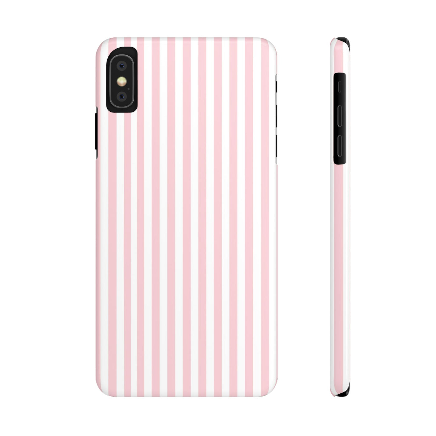 Slim Sweet Pink Striped Cute Phone Case for Iphone 16 - | iPhone 15 Pro Max Case | iPhone 14 Case Iphone 13 12 11 10 9 8 7 X XS Gift for Her
