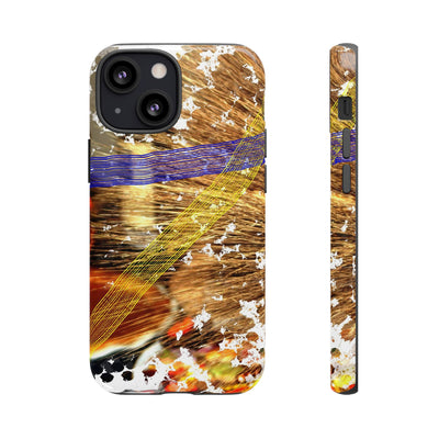 Impact Resistant, Pecan Pie Abstract, Cute Phone Cases for Samsung S24, S23, S22, S21, IPhone 15 pro Iphone 14 pro Iphone 13 IPhone 12 Iphone 11