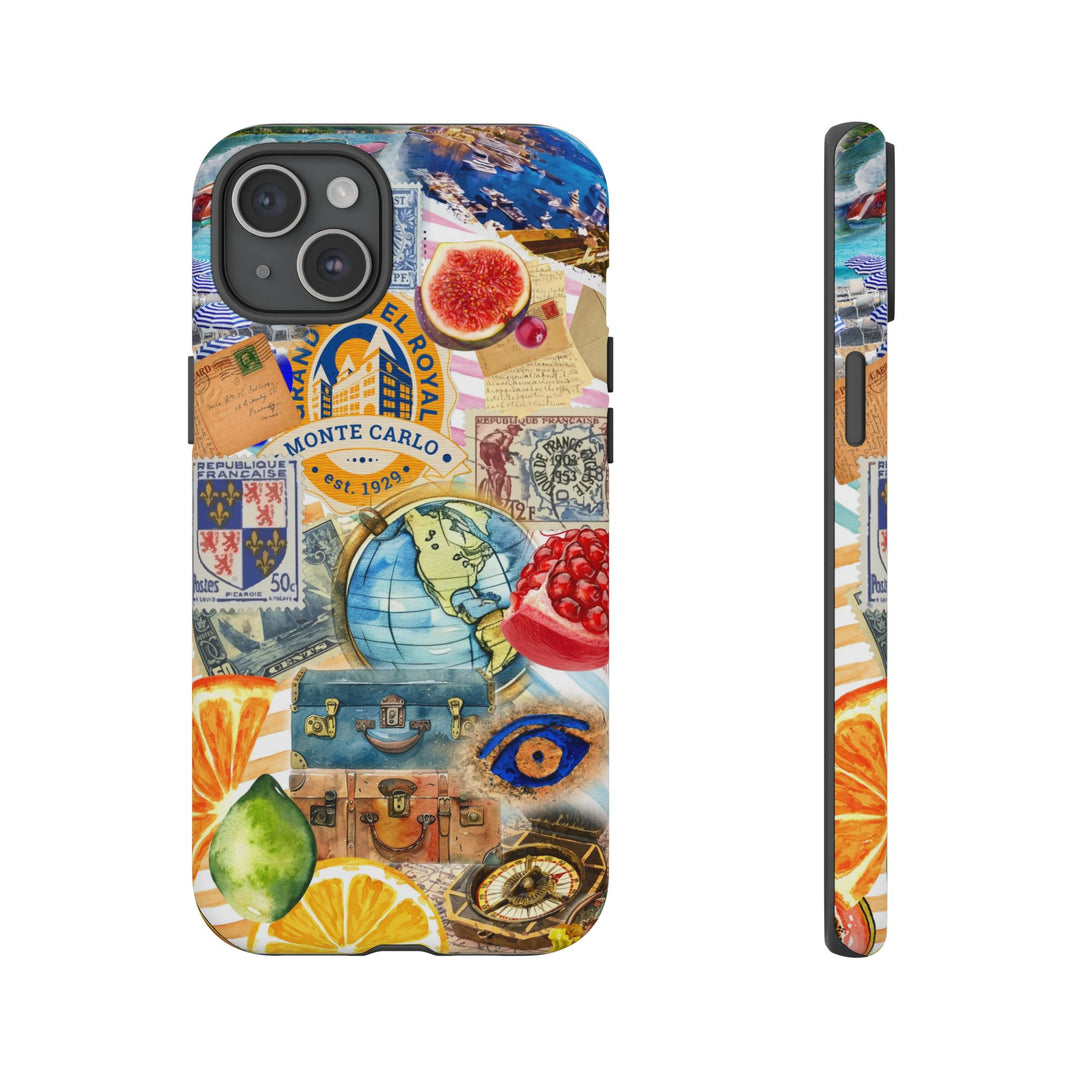 Cute European Summer Collage Phone Case, for IPhone 16 Case | Iphone 15, Iphone 14, IPhone 13 Case, 11 8 7, Samsung Galaxy S24, S23, S22, S21 Extra Protective - Studio40ParkLane