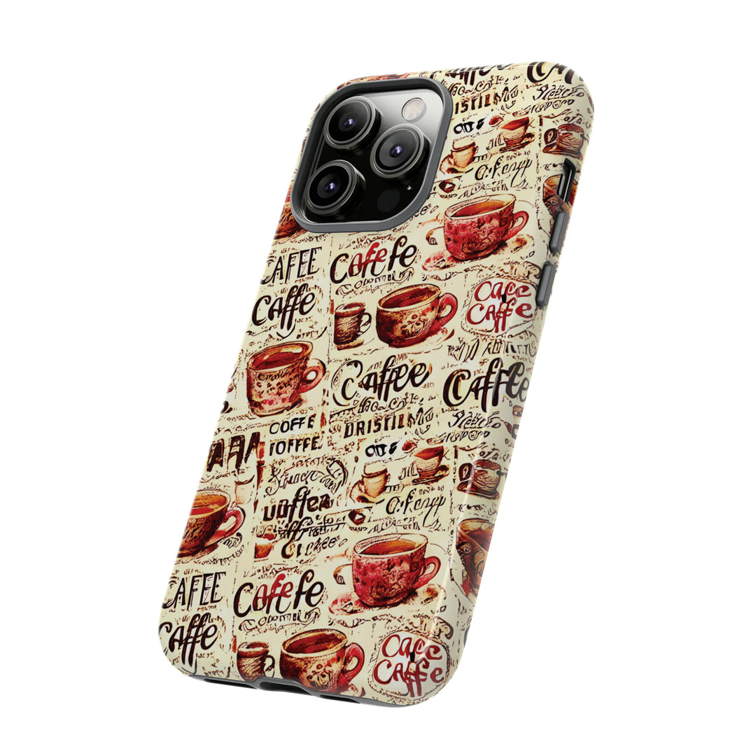 Cute IPhone Case | Paris Coffee Cup, iPhone 15 Case | iPhone 15 Pro Case, Iphone 14 Case, Iphone 14 Pro Max Case, Protective Iphone Case - Studio40ParkLane