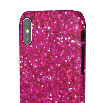 Snap Non-Glitter Muted Pink Play on "Faux" Glitter Effect Cute Phone Cases for Samsung and Iphone, 16, 15, 14, S24, S23, S22, S21, S20, Plus and Ultra