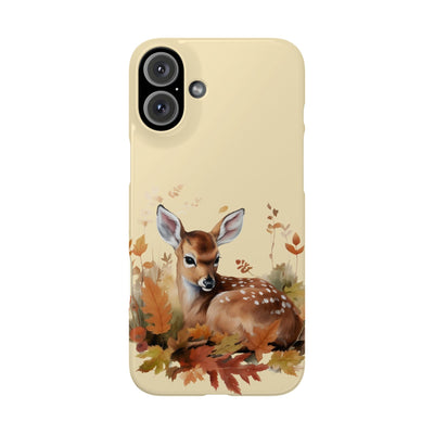 Slim Autumn Fall Deer Gift for Her Cute Phone Cases for Iphone 16 | iPhone 15 Case | iPhone 15 Pro Max Case, Iphone 14, Iphone 14 Pro Max, Iphone 13, Slim