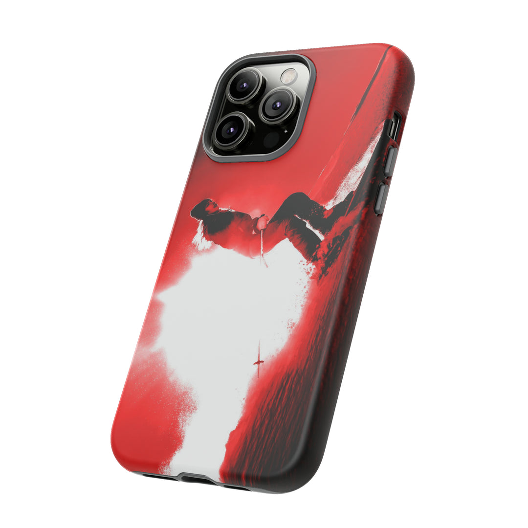 Cute IPhone Case | iPhone 15 Case | iPhone 15 Pro Max Case, Iphone 14 Case, Iphone 14 Pro Max Case IPhone Case for Art Lovers - Red Skier - Studio40ParkLane