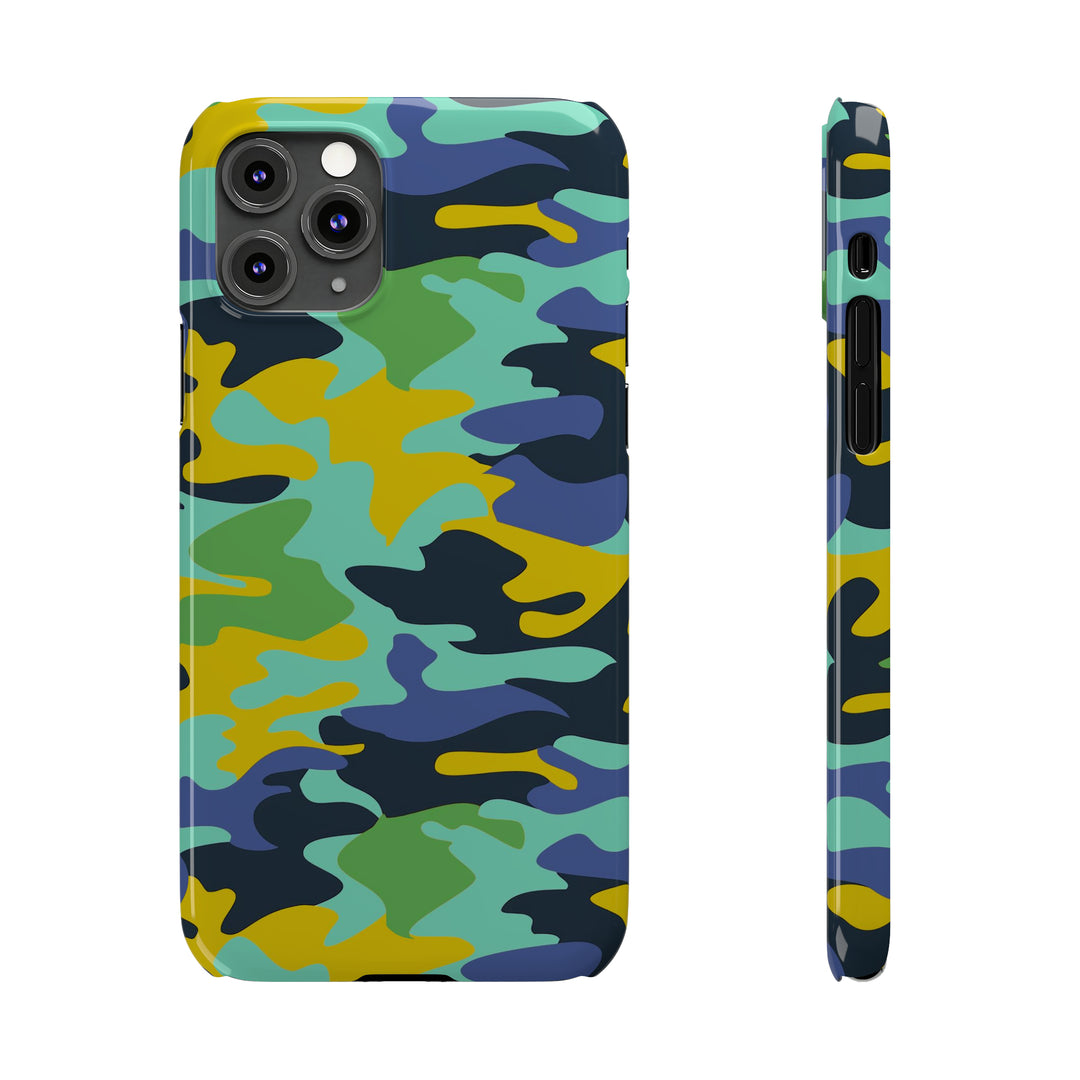 Slim Cute Phone Cases for Iphone - | iPhone 15 Case | iPhone 15 Pro Max Case, Iphone 14 Case, Iphone 14 Pro Max, Iphone 13, Late Spring Camouflage - Studio40ParkLane