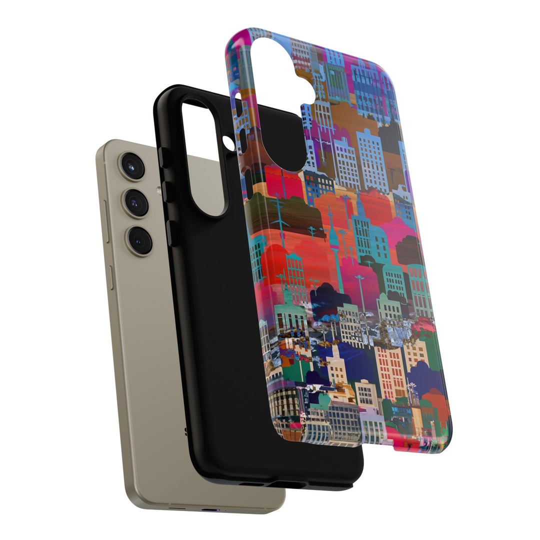 Cute Samsung Case | Cool Iphone Case | Summer City Skyline, Samsung S24, S23, S22, S21, IPhone 15 Case | Iphone 14 Case, Iphone 13 Case - Studio40ParkLane