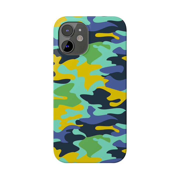 Slim Cute Phone Cases for Iphone - | iPhone 15 Case | iPhone 15 Pro Max Case, Iphone 14 Case, Iphone 14 Pro Max, Iphone 13, Late Spring Camouflage - Studio40ParkLane