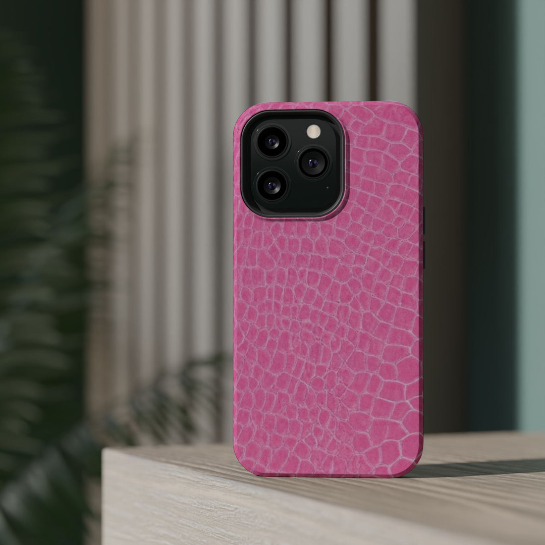 Non Leather Pink Color Pattern Magsafe Cute Phone Case for Iphone Gift for Her, | iPhone 15 Case | iPhone 15 Pro Max Case, Iphone 14, Iphone 14 Pro Max, Iphone 13, Iphone 16 - Studio40ParkLane