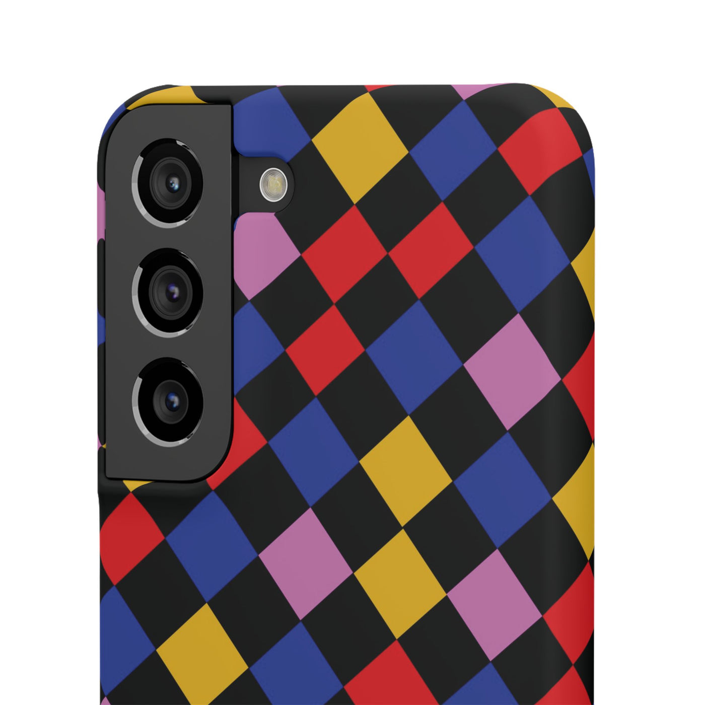 Colorful Checkerboard Cute Phone Case - Sleek Snap - for iPhone 16 15 14 13 12 11 Max Pro Plus Samsung Galaxy S24 S23 S22 S21 S20 Plus Ultra - Studio40ParkLane