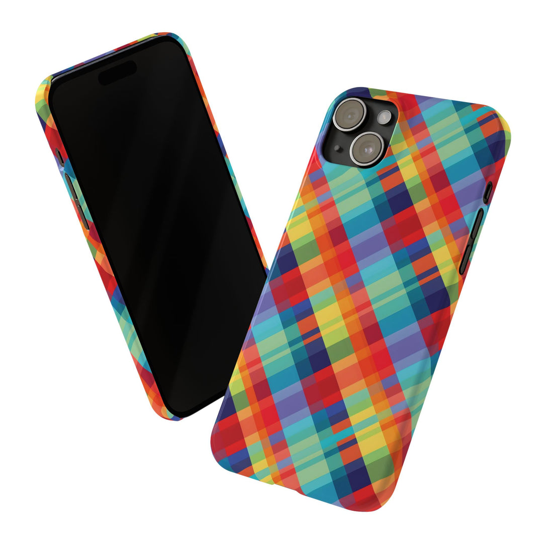 Slim Checkered Plaid Gift for Her Cute Phone Cases for Iphone 16 Pro Max | iPhone 15 Case | iPhone 15 Pro Max Case, Iphone 14, 13, 12, 11, 10, 8, 7 - Studio40ParkLane