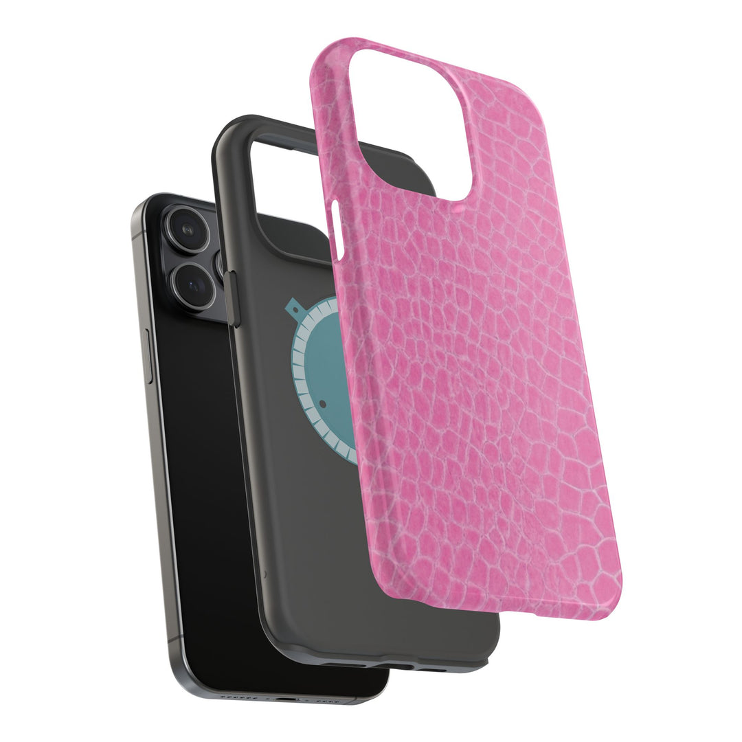Non Leather Pink Color Pattern Magsafe Cute Phone Case for Iphone Gift for Her, | iPhone 15 Case | iPhone 15 Pro Max Case, Iphone 14, Iphone 14 Pro Max, Iphone 13, Iphone 16 - Studio40ParkLane