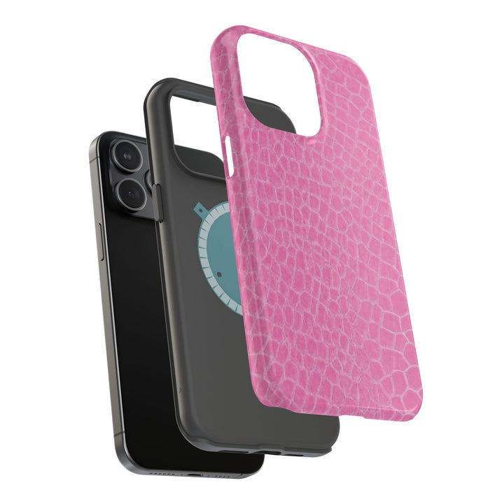 Non Leather Pink Color Pattern Magsafe Cute Phone Case for Iphone Gift for Her, | iPhone 15 Case | iPhone 15 Pro Max Case, Iphone 14, Iphone 14 Pro Max, Iphone 13, Iphone 16 - Studio40ParkLane