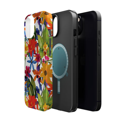 Spring Flowers Magsafe Cute Phone Case for Iphone Gift for Her, iPhone 16 Case iPhone 15 Pro Max Case, Iphone 14, Iphone 14 Pro Max, 13, 12 - Studio40ParkLane