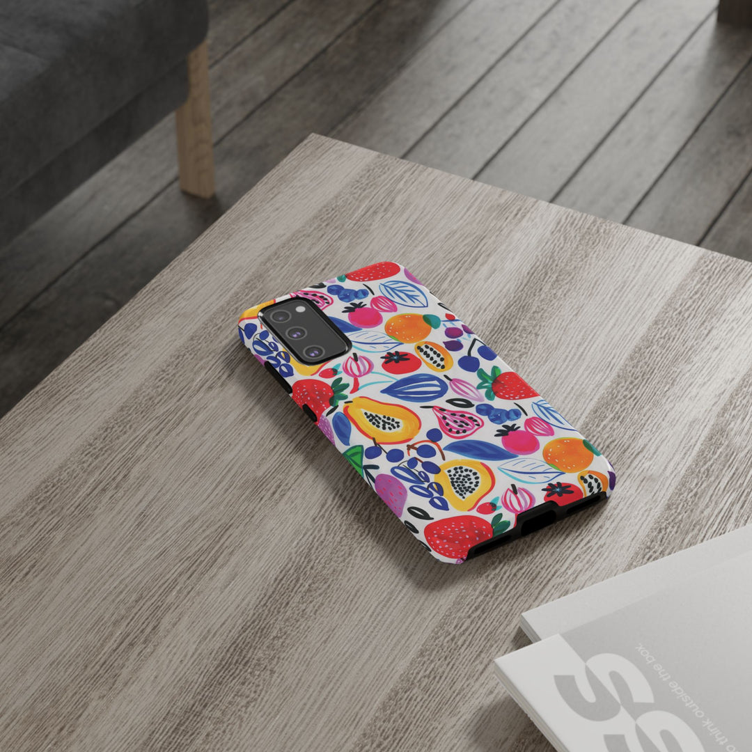 Premium Tough Summer Fruit Collage Gift for Her Cute Phone Cases for Samsung and Iphone, 16, 15, 14, S24, S23, S22, S21, S20, Plus, Ultra, Pro - Studio40ParkLane