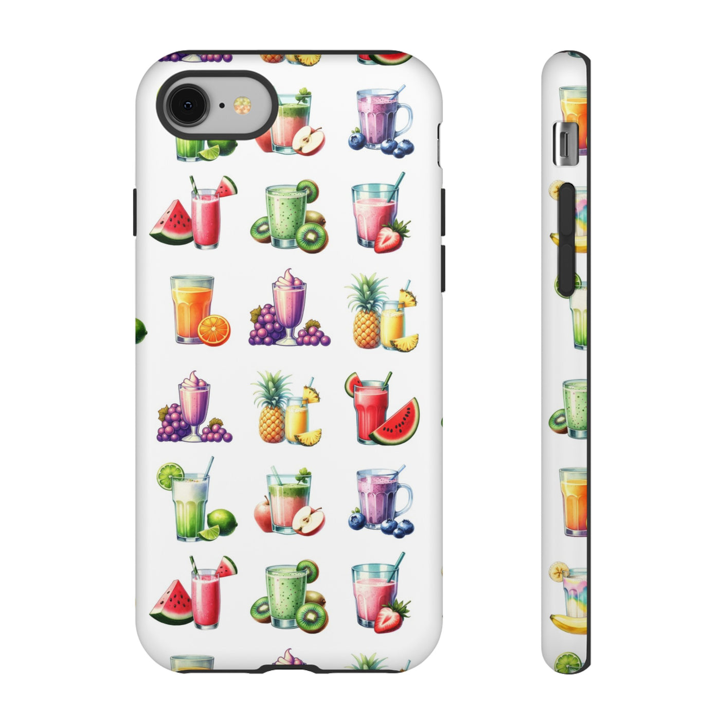 Cute Samsung Case | Cool Iphone Case | Tropical Summer Fruit Cocktail, Samsung S24, S23, S22, S21, IPhone 15 Case | Iphone 14 Case, Iphone 13 Case