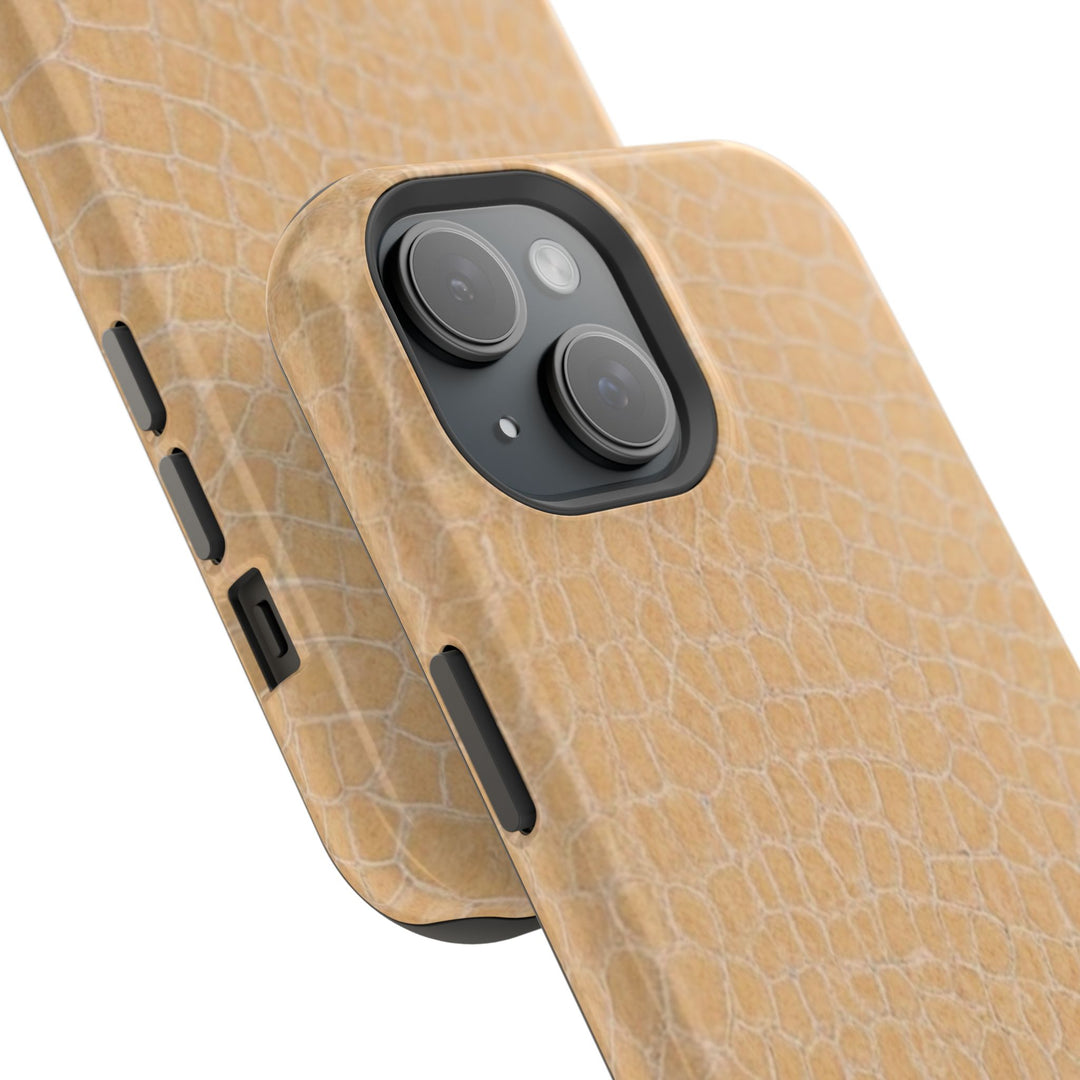 Non Leather Beige Color Pattern Magsafe Cute Phone Case for Iphone Gift for Her, | iPhone 15 Case | iPhone 15 Pro Max Case, Iphone 14, Iphone 14 Pro Max, Iphone 13, Iphone 16 - Studio40ParkLane
