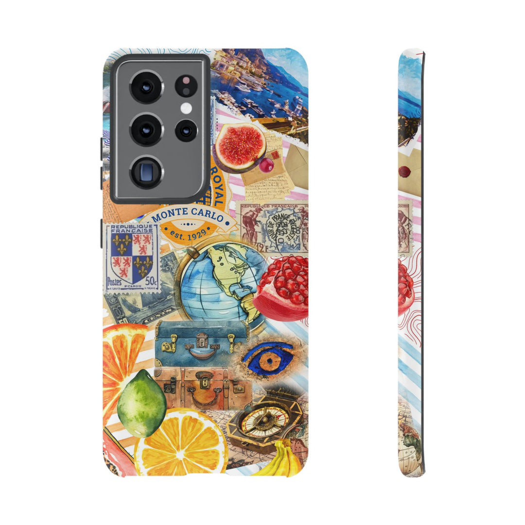 Cute European Summer Collage Phone Case, for IPhone 16 Case | Iphone 15, Iphone 14, IPhone 13 Case, 11 8 7, Samsung Galaxy S24, S23, S22, S21 Extra Protective - Studio40ParkLane