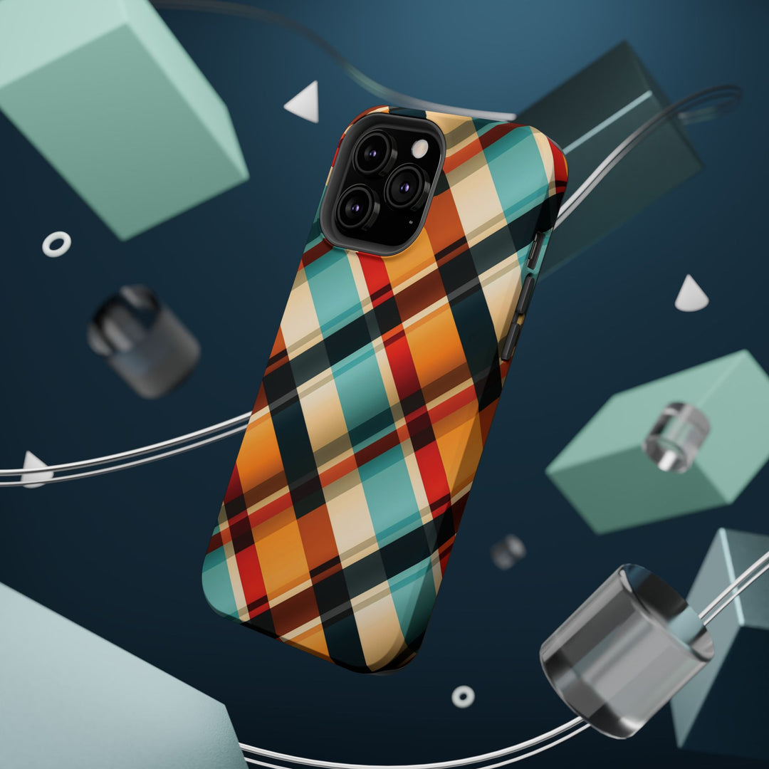 Checkered Plaid Magsafe Gift for Her Cute Phone Case for Iphone, | iPhone 16 | iPhone 15 Pro Max, Iphone 14 Pro Max, 13 12 11 10 9 8 7 - Studio40ParkLane