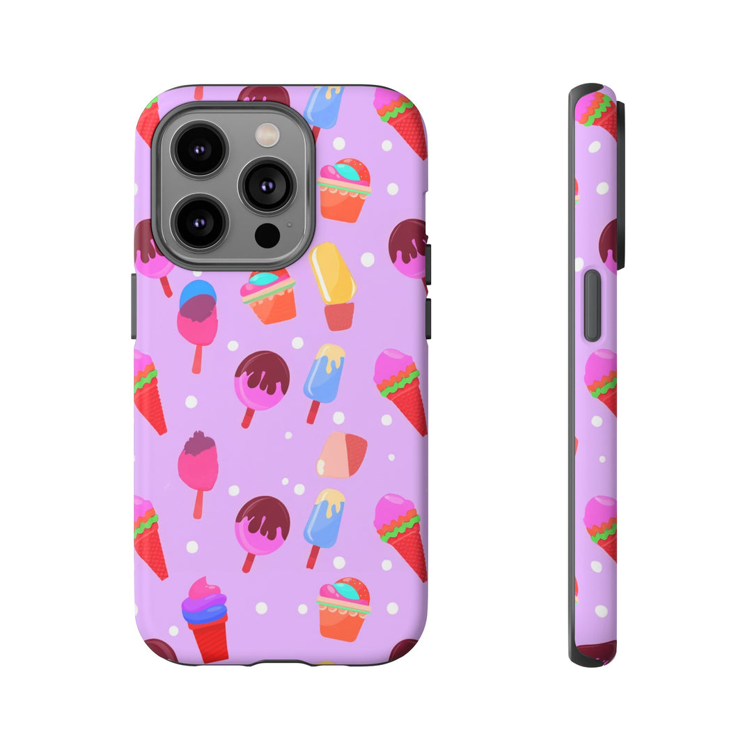 Cute Samsung Case | Cool Iphone Case | Summer Pink Ice - Cream, Samsung S24, S23, S22, S21, IPhone 15 Case | Iphone 14 Case, Iphone 13 Case - Studio40ParkLane