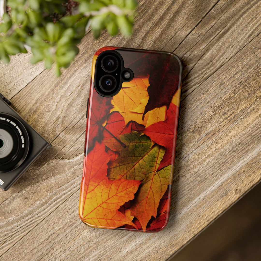 Autumn Fall Leaves Gift Cute Phone Case for, Samsung Galaxy S24, S23, S22, S21, IPhone 16 Case | Iphone 15, Iphone 14, IPhone 13 Case Mom Dad Gift - Studio40ParkLane