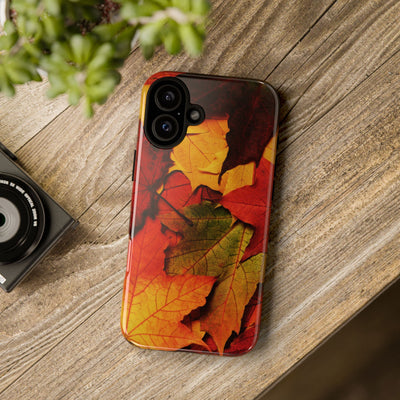 Autumn Fall Leaves Gift Cute Phone Case for, Samsung Galaxy S24, S23, S22, S21, IPhone 16 Case | Iphone 15, Iphone 14, IPhone 13 Case Mom Dad Gift