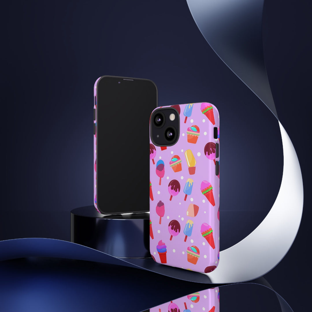 Cute Samsung Case | Cool Iphone Case | Summer Pink Ice - Cream, Samsung S24, S23, S22, S21, IPhone 15 Case | Iphone 14 Case, Iphone 13 Case - Studio40ParkLane