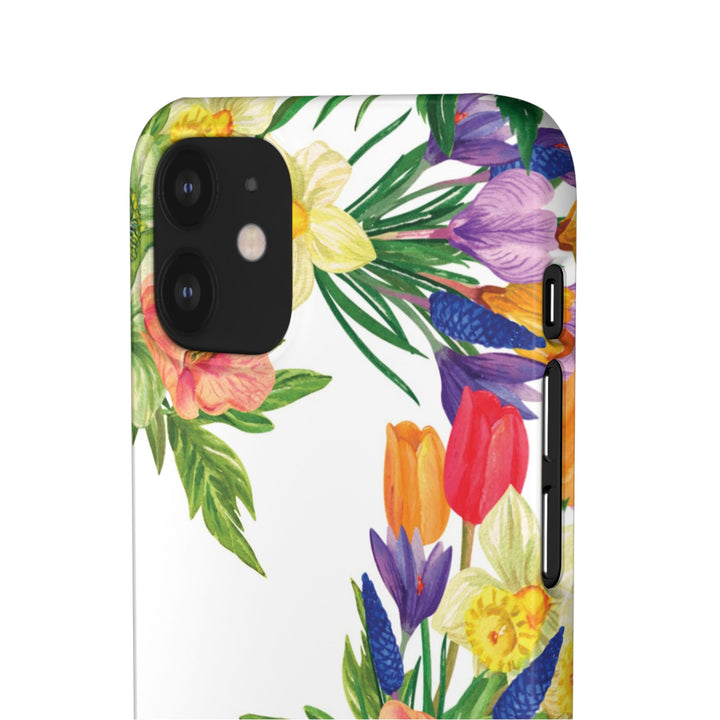 Sleek Snap Spring Summer Flowers Cute Phone Case for iPhone 16 15 14 13 12 11 X Xs Max Xr Pro Plus Samsung Galaxy S24 S23 S22 S21 S20 Ultra