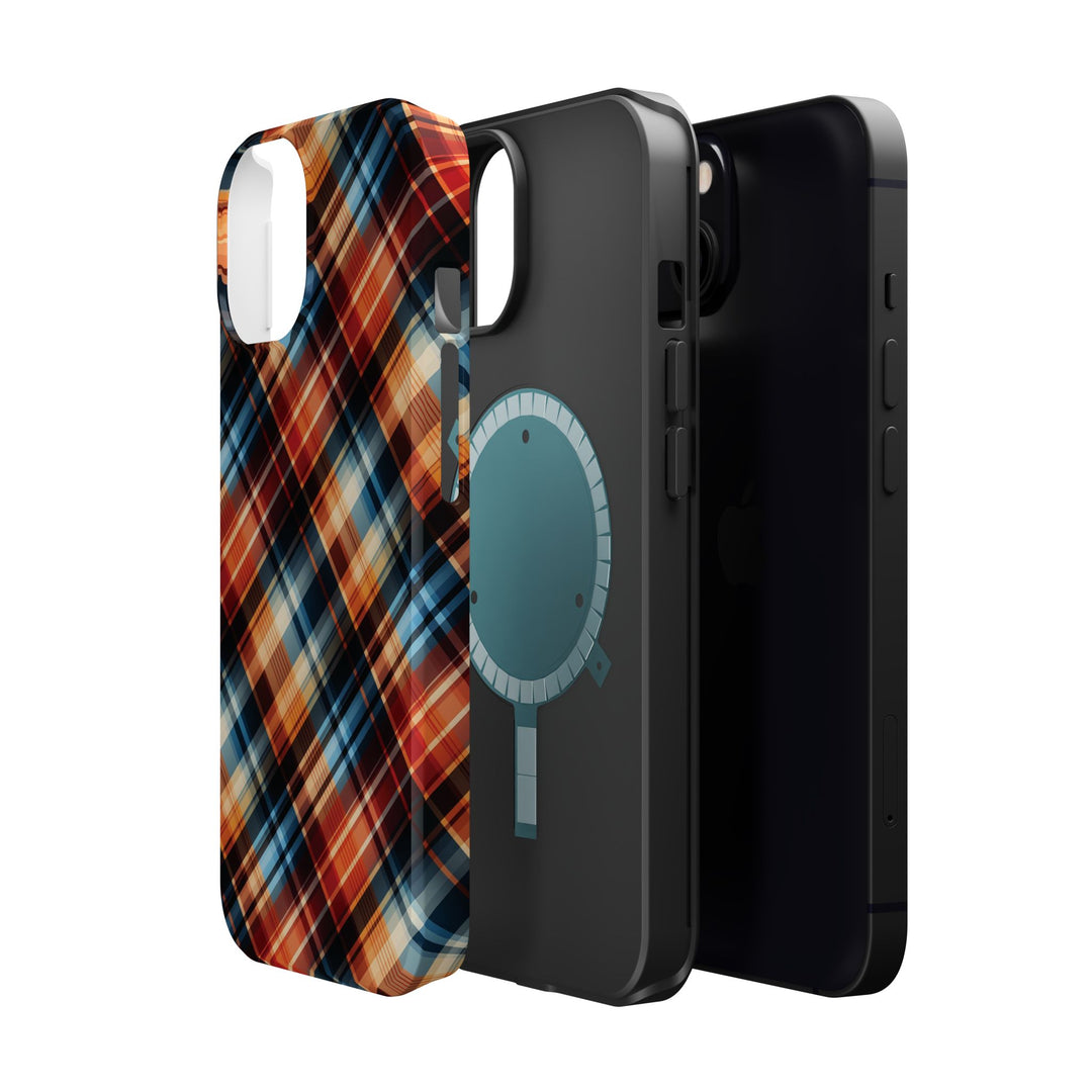 Checkered Plaid Magsafe Gift for Her Cute Phone Case for Iphone, | iPhone 16 | iPhone 15 Pro Max, Iphone 14 Pro Max, 13 12 11 10 9 8 7 - Studio40ParkLane