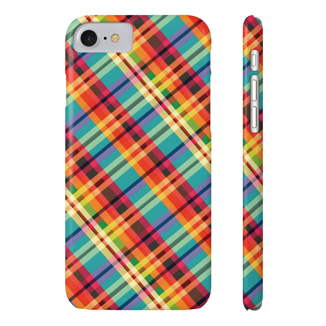 Slim Checkered Plaid Gift for Her Cute Phone Cases for Iphone 16 Pro Max | iPhone 15 Case | iPhone 15 Pro Max Case, Iphone 14, 13, 12, 11, 10, 8, 7 - Studio40ParkLane