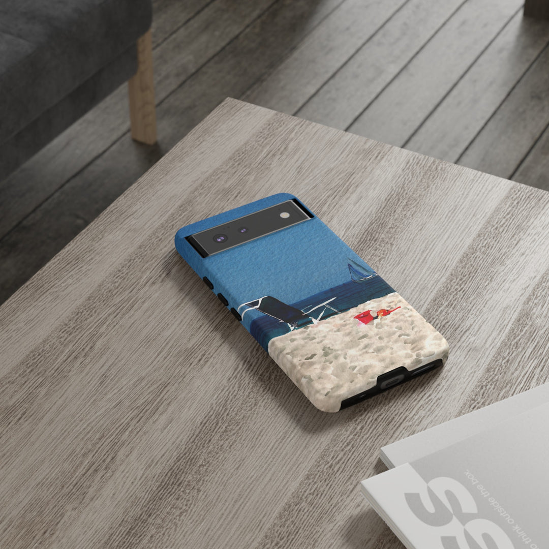 Cute Samsung Case | Cool Iphone Case | Summer Blue Beach Chair, Samsung S24, S23, S22, S21, IPhone 15 Case | Iphone 14 Case, Iphone 13 Case - Studio40ParkLane