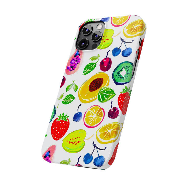 Slim Cute Phone Cases for Iphone | iPhone 15 Case | iPhone 15 Pro Max Case, Iphone 14, Iphone 14 Pro Max, Iphone 13, Summer Fruit Mix - Studio40ParkLane
