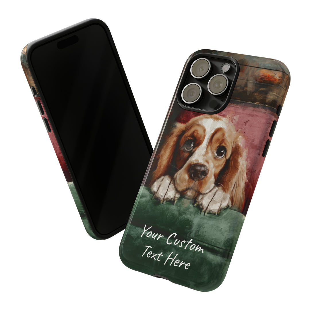 Personalize this Cute IPhone Case | Cocker Spaniel iPhone Case, iPhone 15 Case | iPhone 15 Case, Iphone 14 Case, Iphone 14 Pro Max Case - Studio40ParkLane