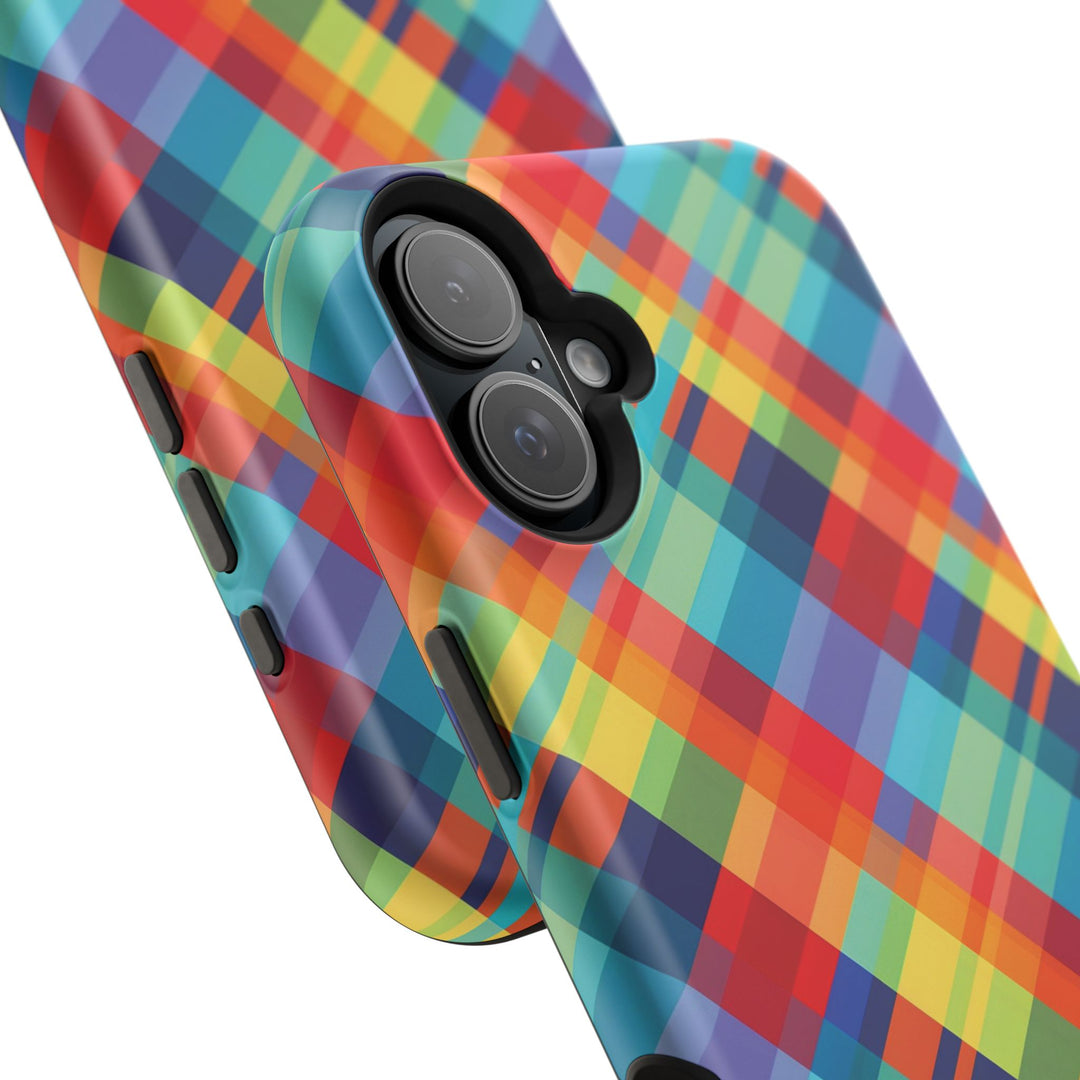 Checkered Plaid Magsafe Gift for Her Cute Phone Case for Iphone, | iPhone 16 | iPhone 15 Pro Max, Iphone 14 Pro Max, 13 12 11 10 9 8 7 - Studio40ParkLane