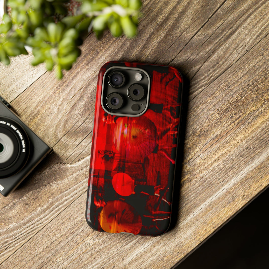 Cute IPhone Case | iPhone 15 Case | iPhone 15 Pro Max Case, Iphone 14 Case, Iphone 14 Pro Max Case IPhone Case for Art Lovers, Sunset Dance Red - Studio40ParkLane