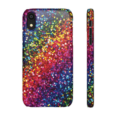 Snap Non-Glitter Muted Color Play on "Faux" Glitter Effect Cute Phone Cases for Samsung and Iphone, 16, 15, 14, S24, S23, S22, S21, S20, Plus and Ultra