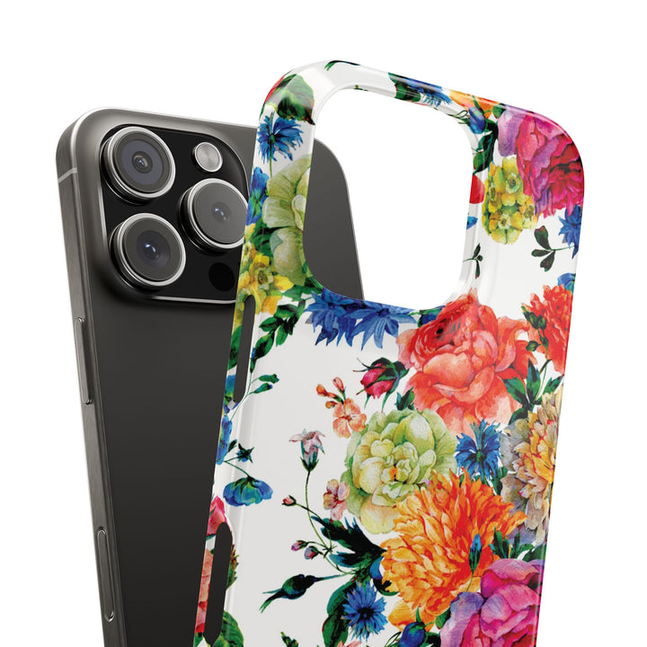 Sleek Snap Colorful Flowers Cute Phone Case for iPhone 16 15 14 13 12 11 X Xs Max Xr Pro Plus Samsung Galaxy S24 S23 S22 S21 S20 Note Ultra