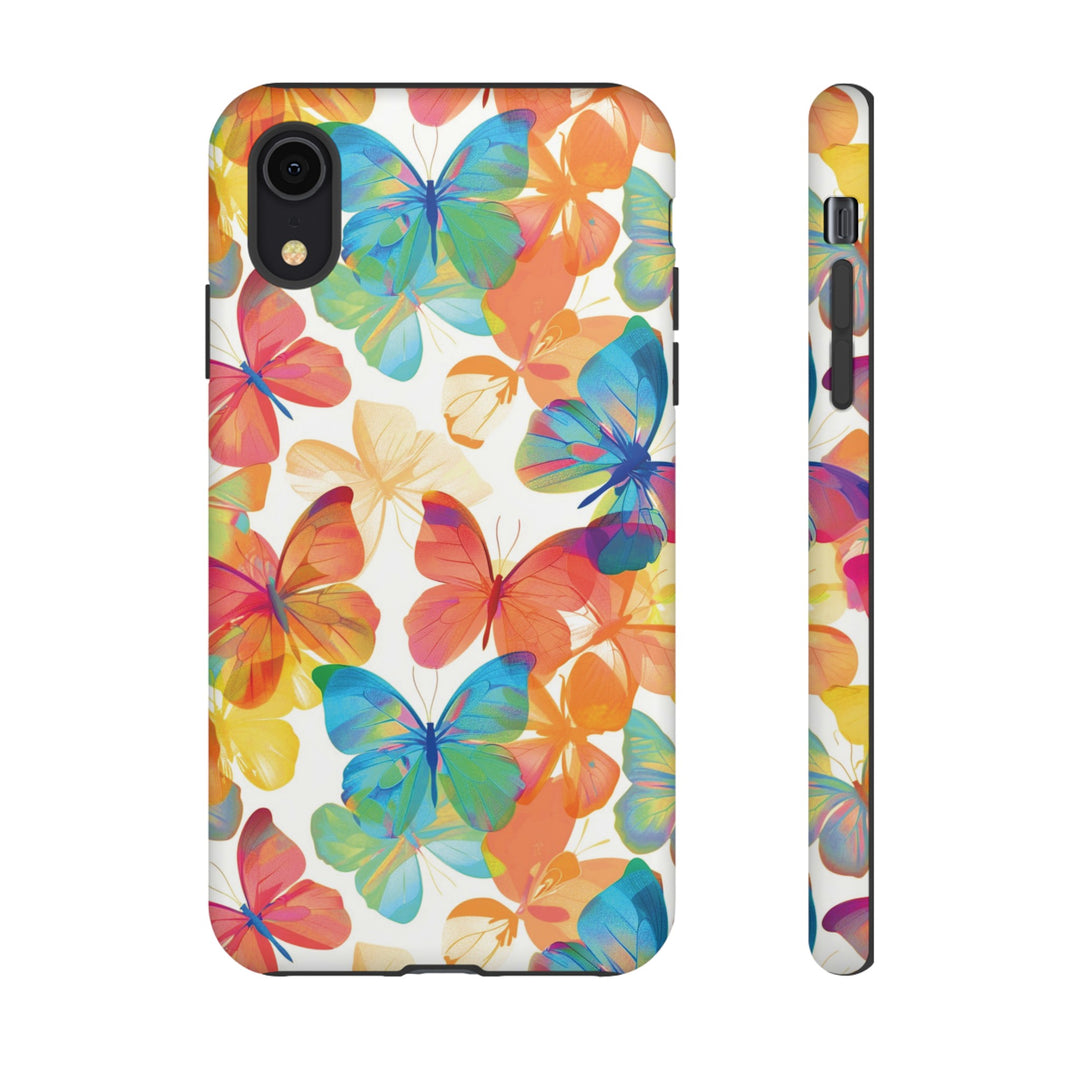 Cute Samsung Case | Cool Iphone Case | Summer Bright Butterflies, Samsung S24, S23, S22, S21, IPhone 15 Case | Iphone 14 Case, Iphone 13 Case - Studio40ParkLane