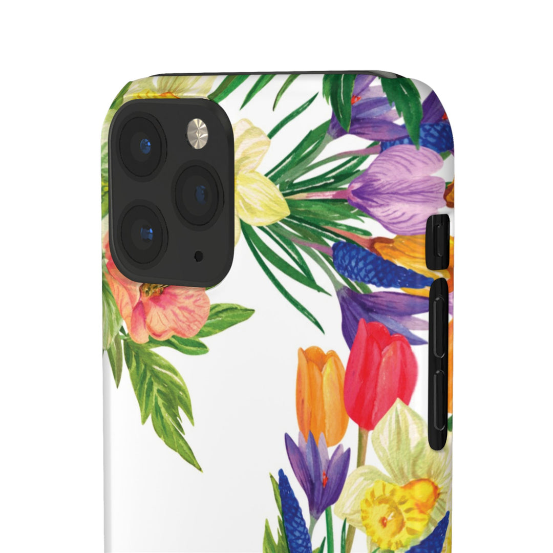 Sleek Snap Spring Summer Flowers Cute Phone Case for iPhone 16 15 14 13 12 11 X Xs Max Xr Pro Plus Samsung Galaxy S24 S23 S22 S21 S20 Ultra